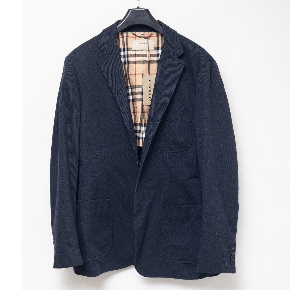 Burberry Men's Blue Blazer XL | Nova Check Lining NWT